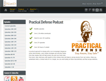 Tablet Screenshot of practicaldefense.com